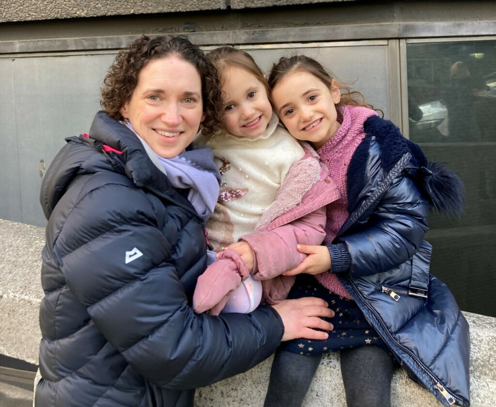 BCAN-RAY study participant, Anna with her daughters Maddi and Lillian