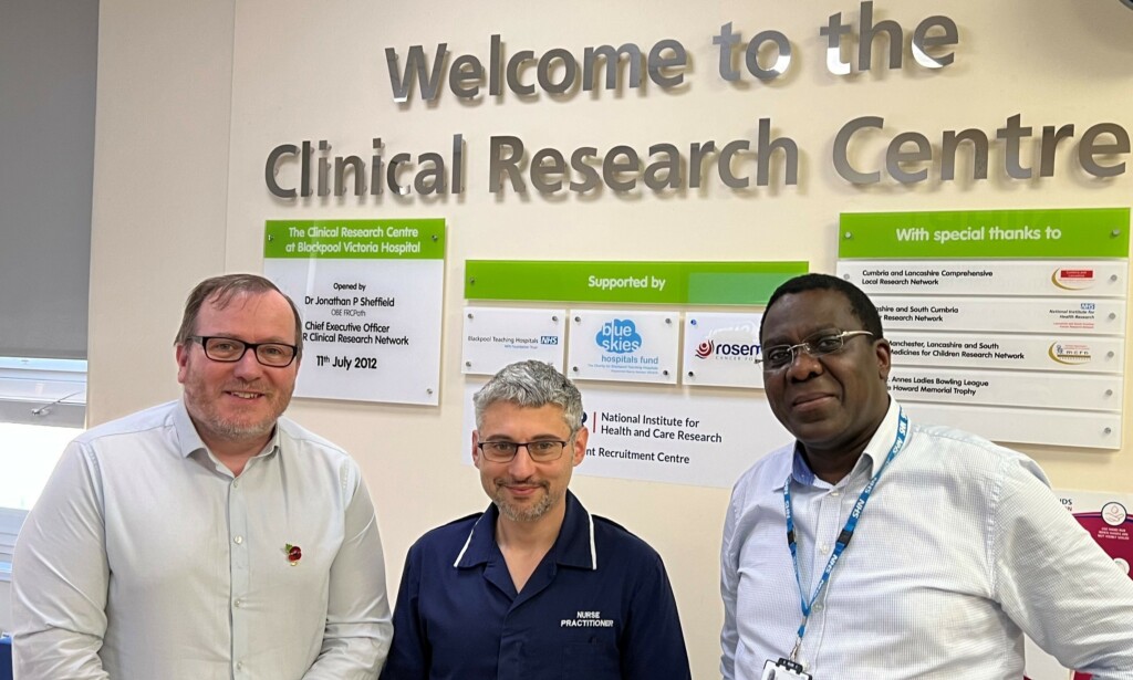 Members of the study team: Professor Frank Martin, Giovanni Cucinotta, Dr Stephen Nyangoma